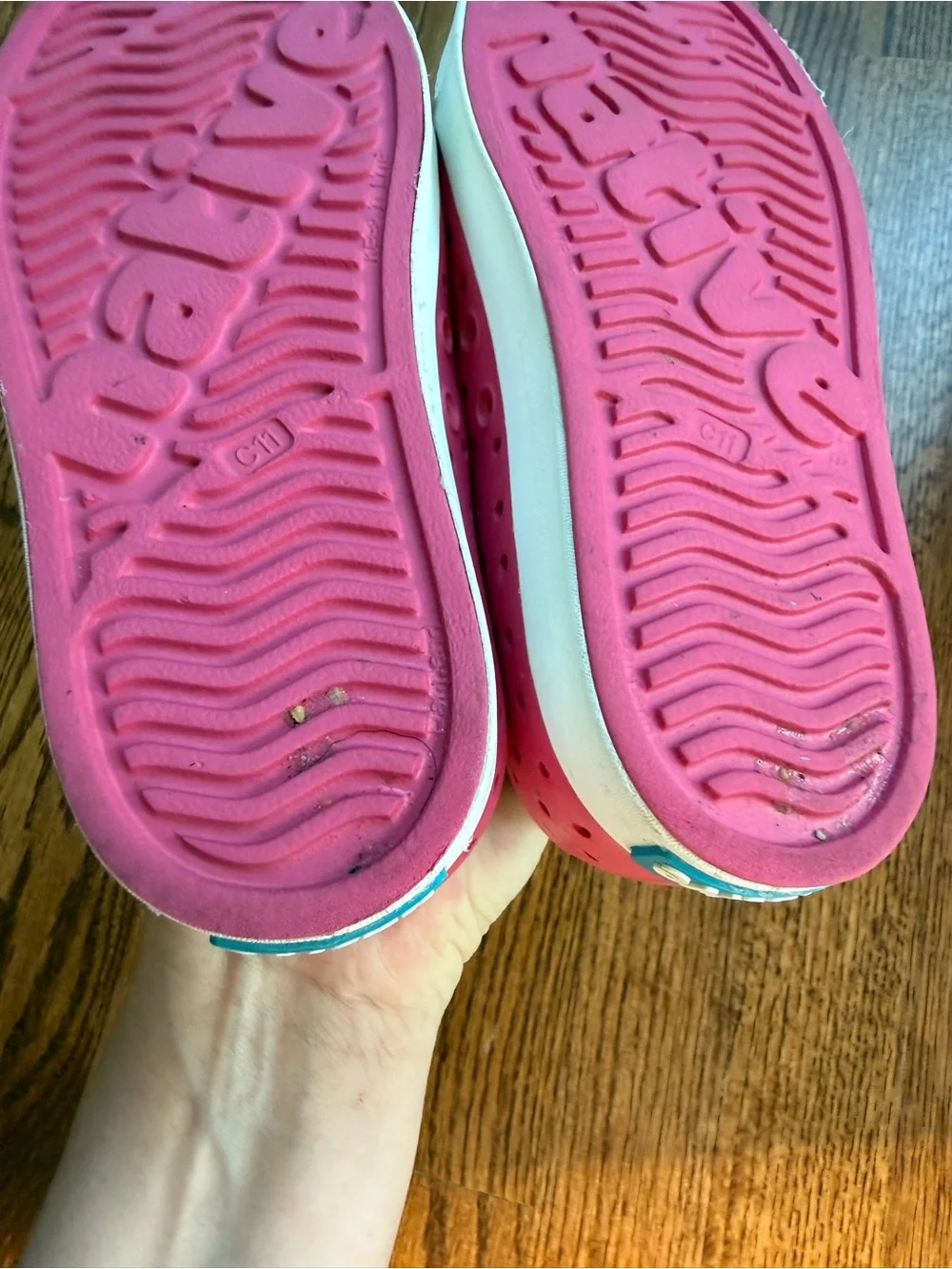 Native Pink Slip-On Water-Friendly Sneakers C11